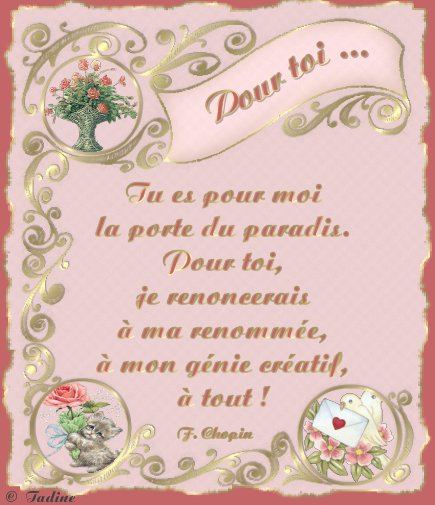 je t'aime